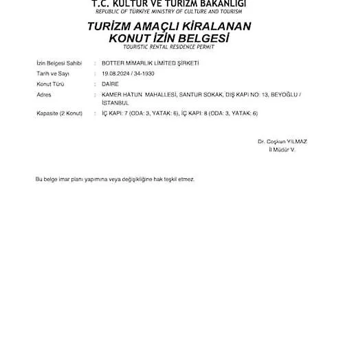 Apartamento Charming 3br 2bath Ac In Center - Santur D7 Estambul