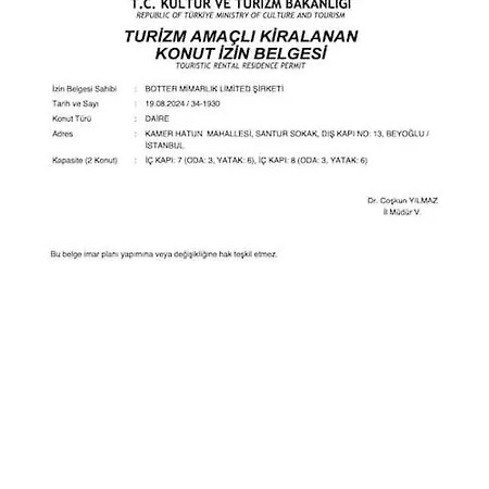 Apartman Charming 3br 2bath Ac In Center - Santur D7 Isztambul